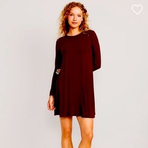 NWT Old Navy Long Sleeve Knit Swing Dress